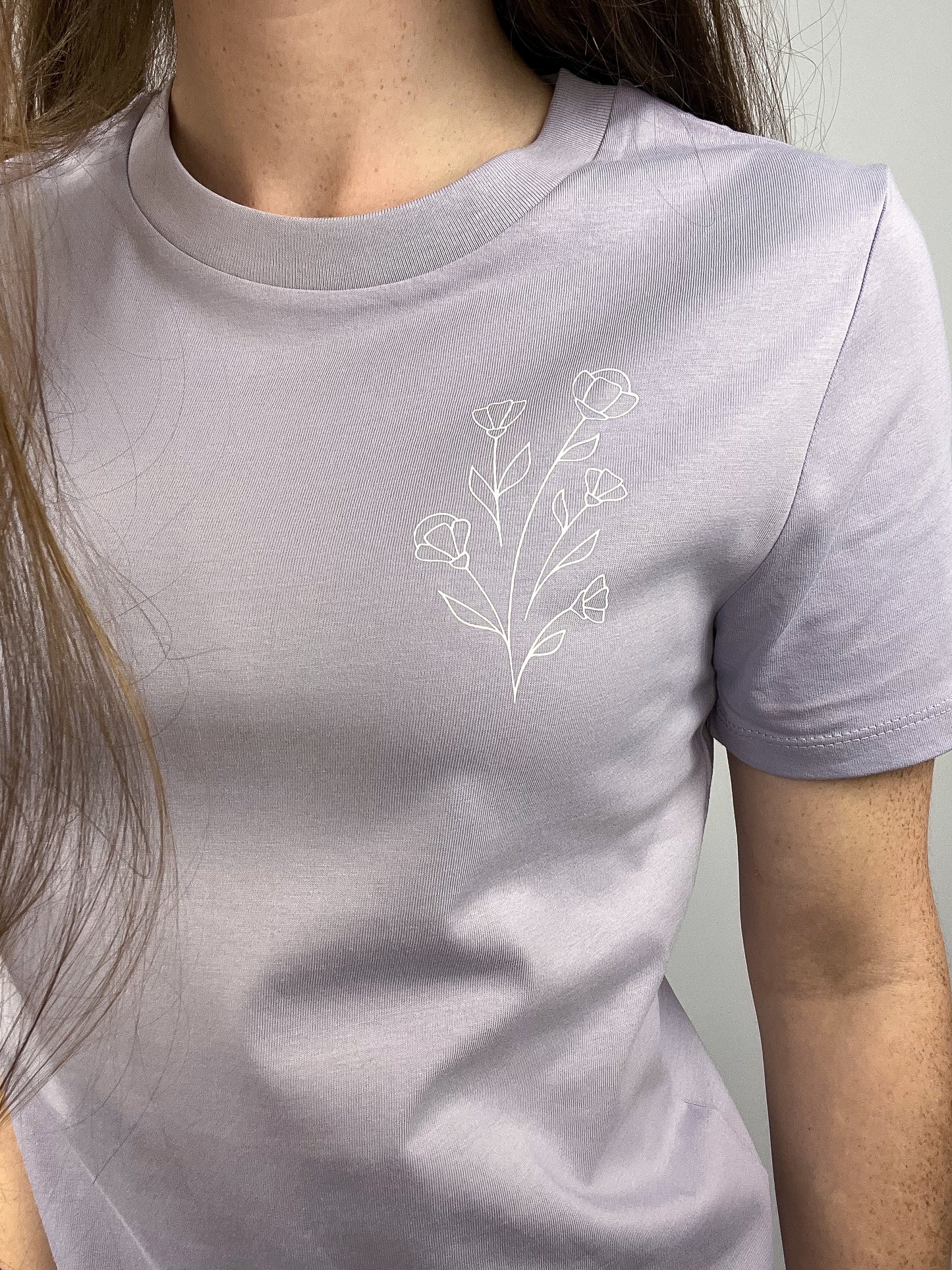 T-Shirt Boho Botanics - violett