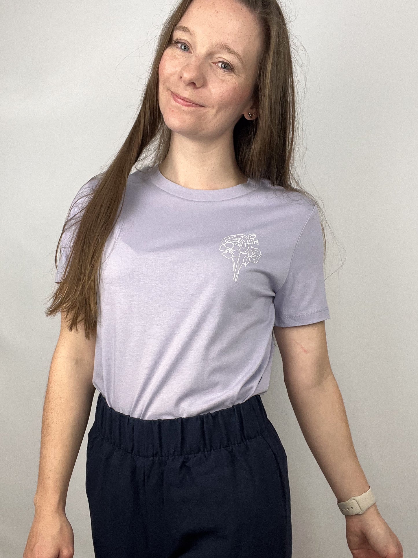 T-Shirt Roseline - violett