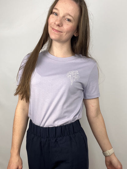 T-Shirt Roseline - violett