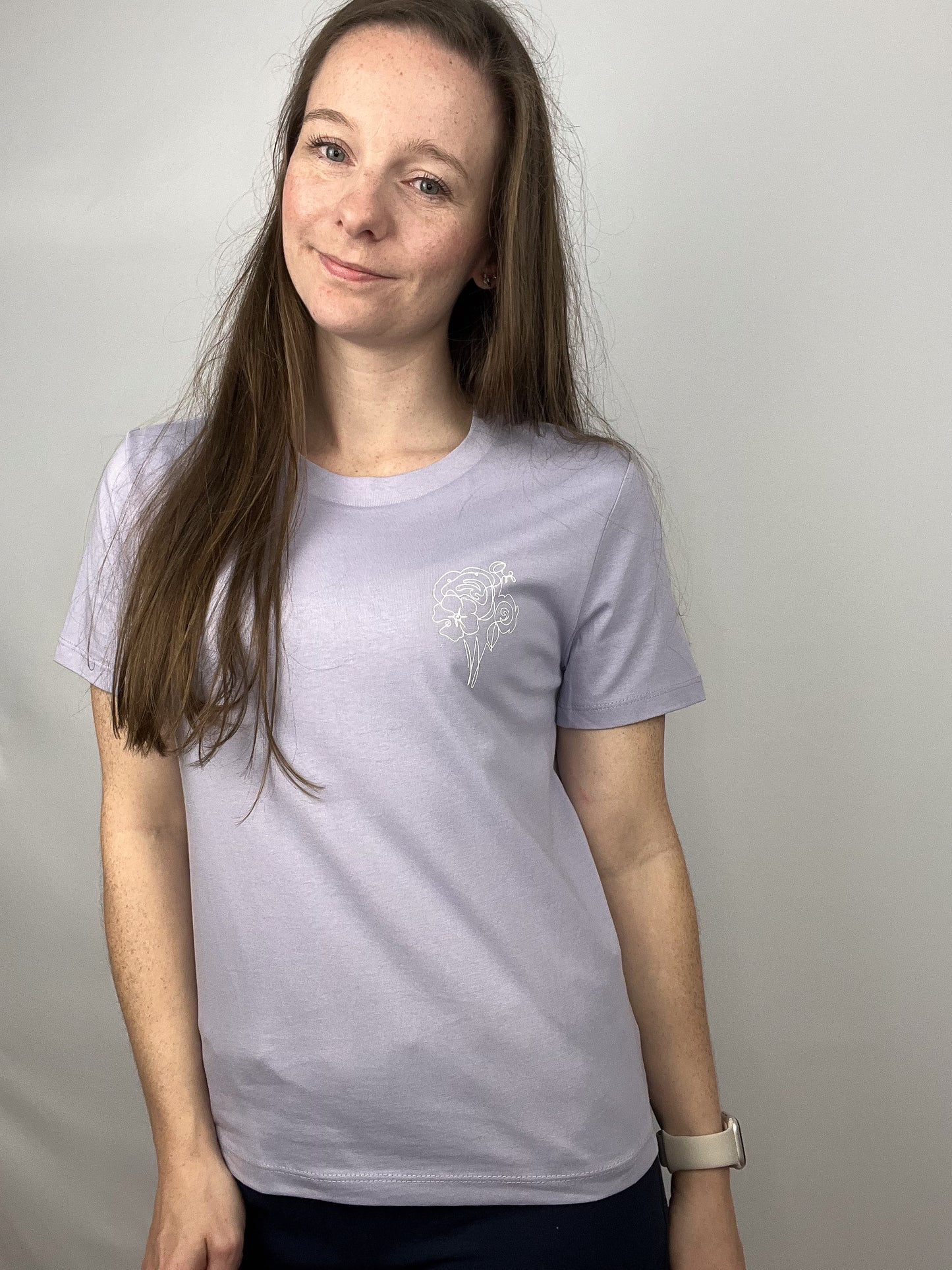 T-Shirt Roseline - violett