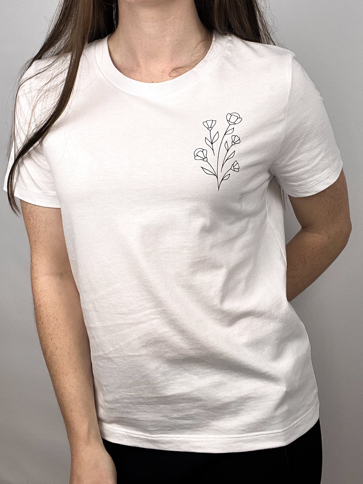 T-Shirt Boho Botanics - weiß