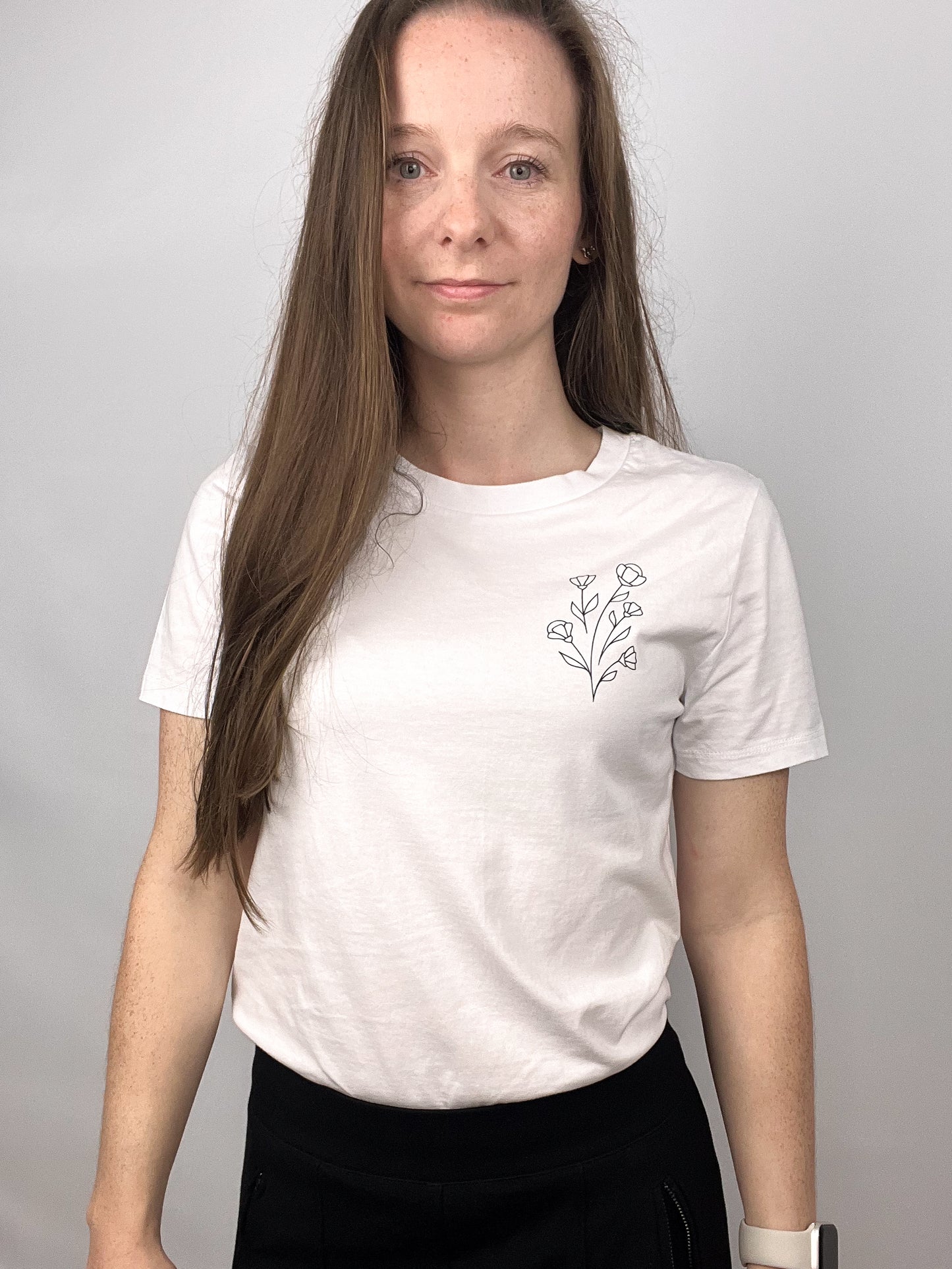 T-Shirt Boho Botanics - weiß