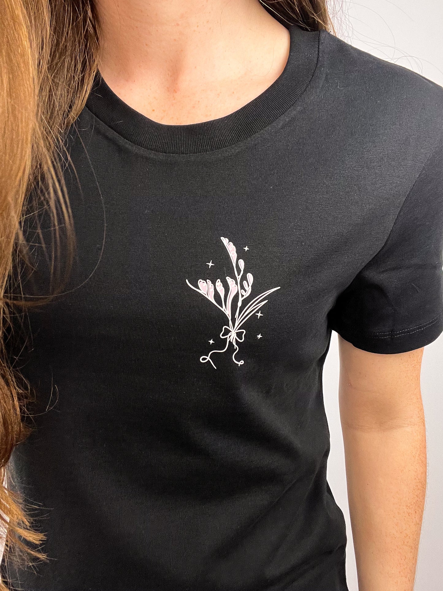 T-Shirt Bouquetbow - schwarz