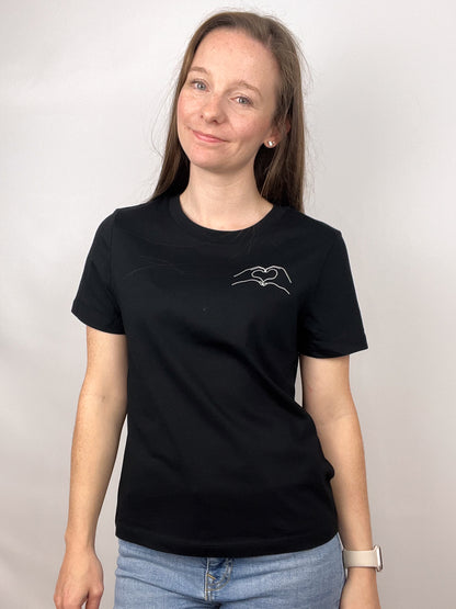T-Shirt H.Heart - schwarz