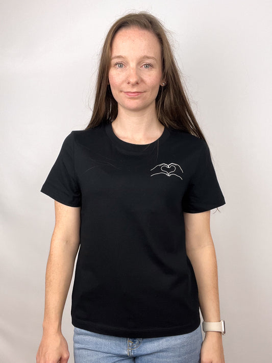T-Shirt H.Heart - schwarz