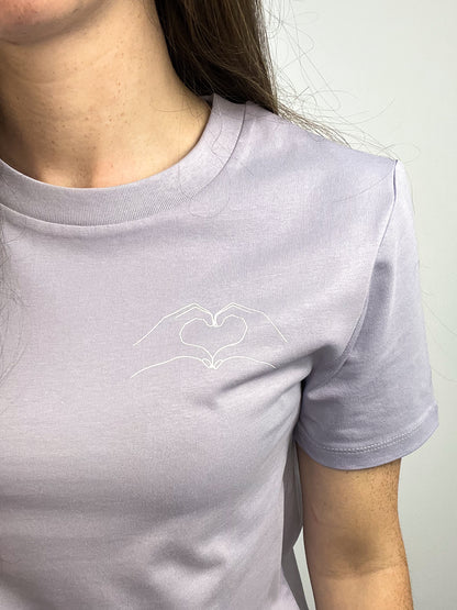 T-Shirt H.Heart - violett