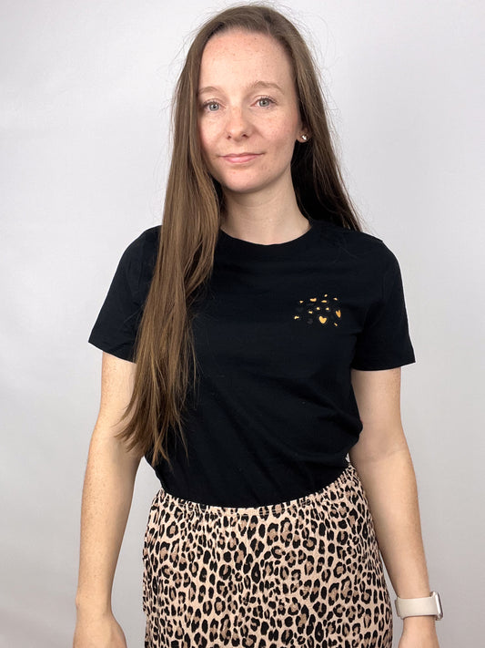 T-Shirt Leo - schwarz
