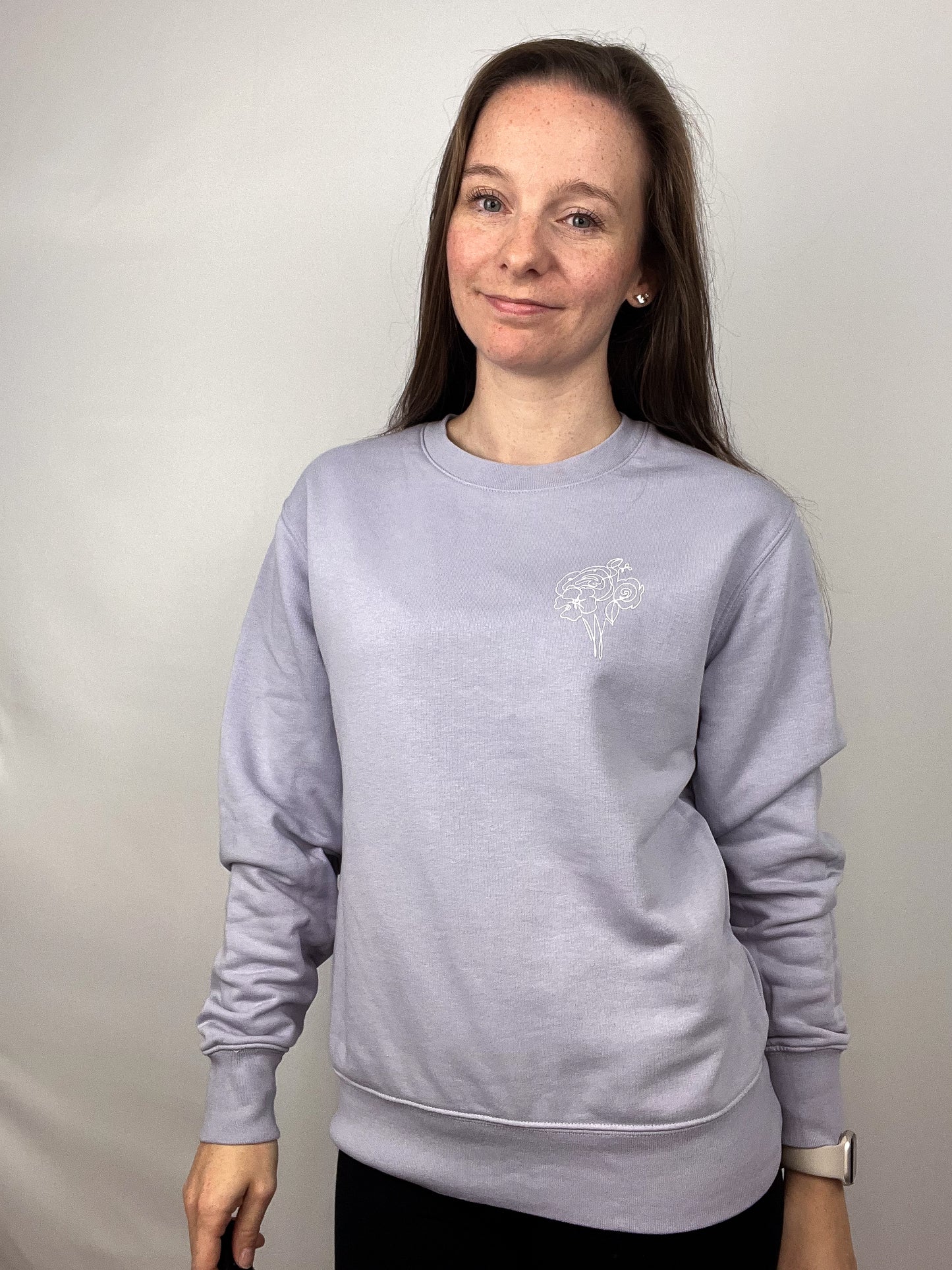 Sweatshirt Roseline - violett