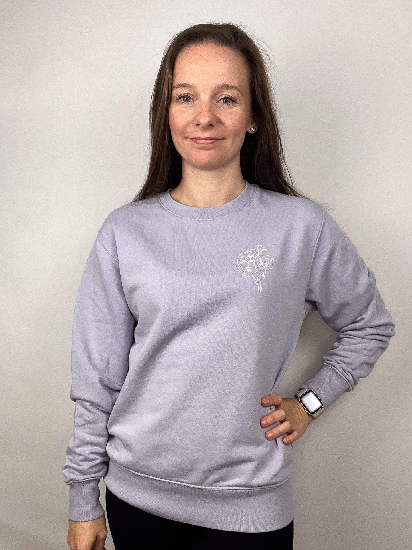 Sweatshirt Roseline - violett