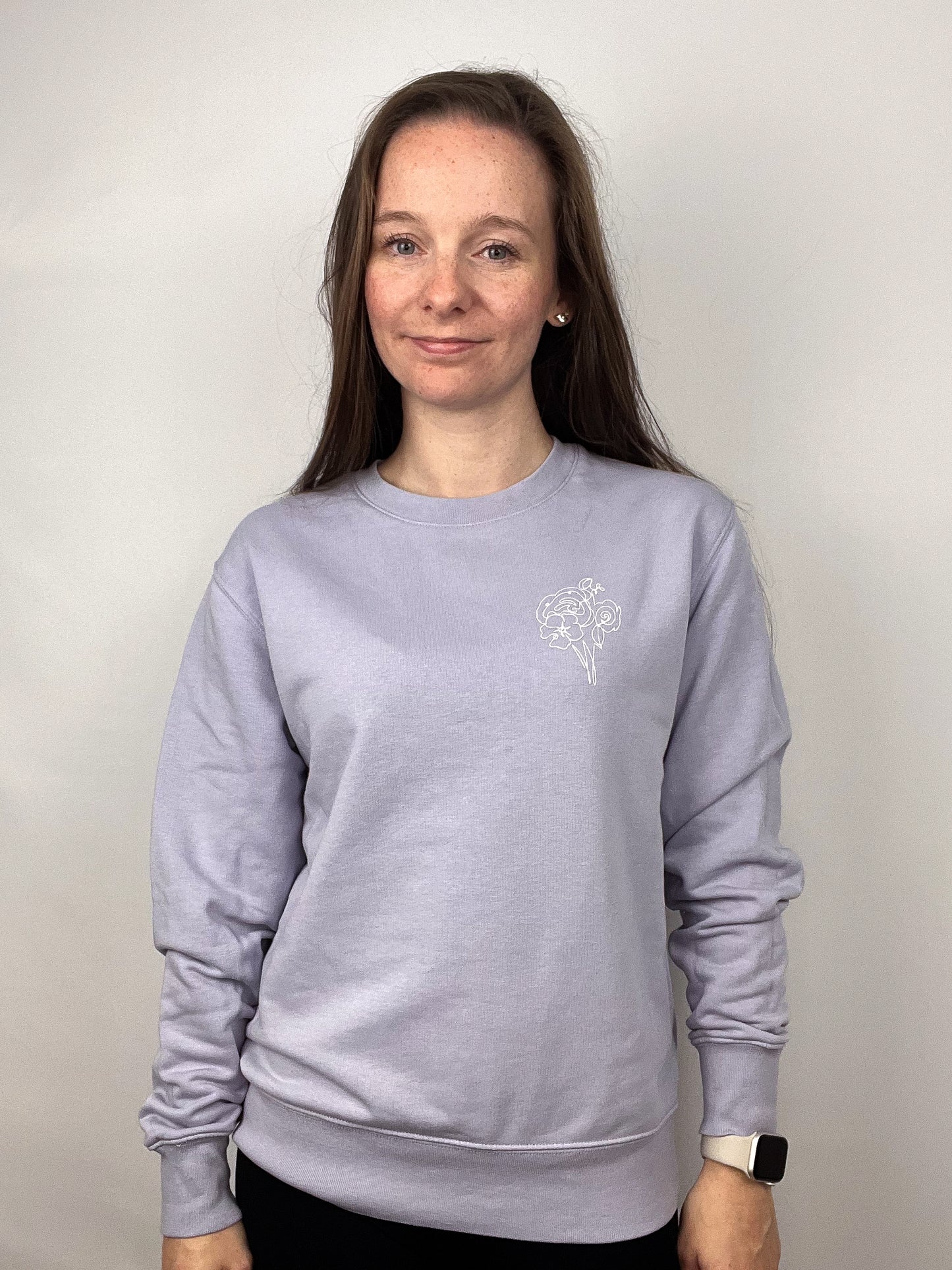 Sweatshirt Roseline - violett