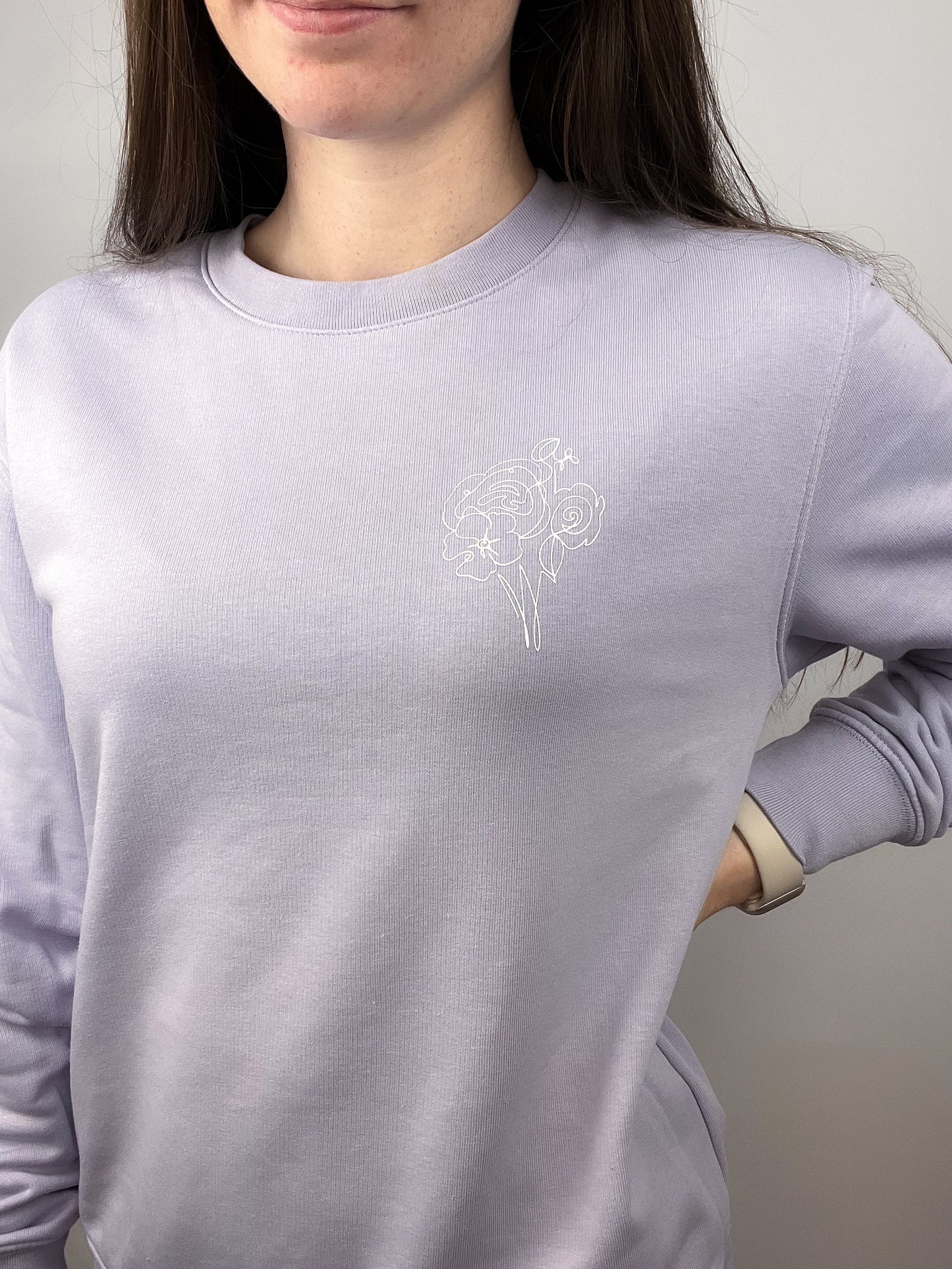 Sweatshirt Roseline - violett