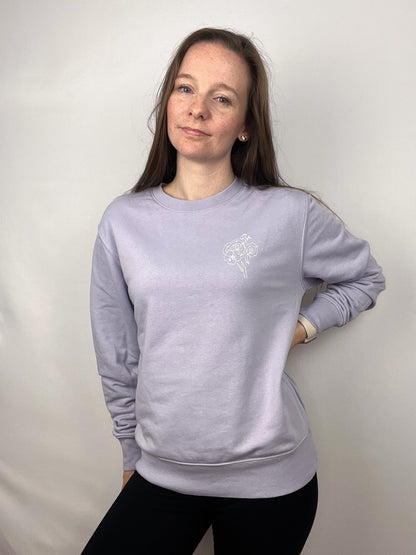 Sweatshirt Roseline - violett