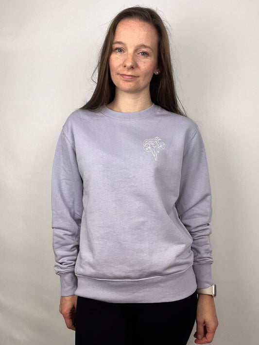 Sweatshirt Roseline - violett