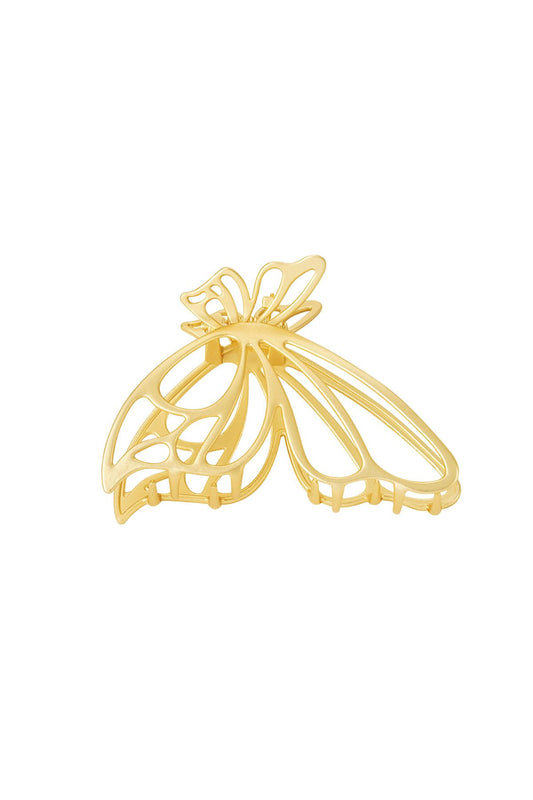 goldene Schmetterlings Haarklammer