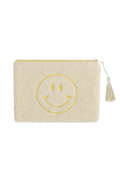 Fluffy Bag Smiley - in 3 Farben