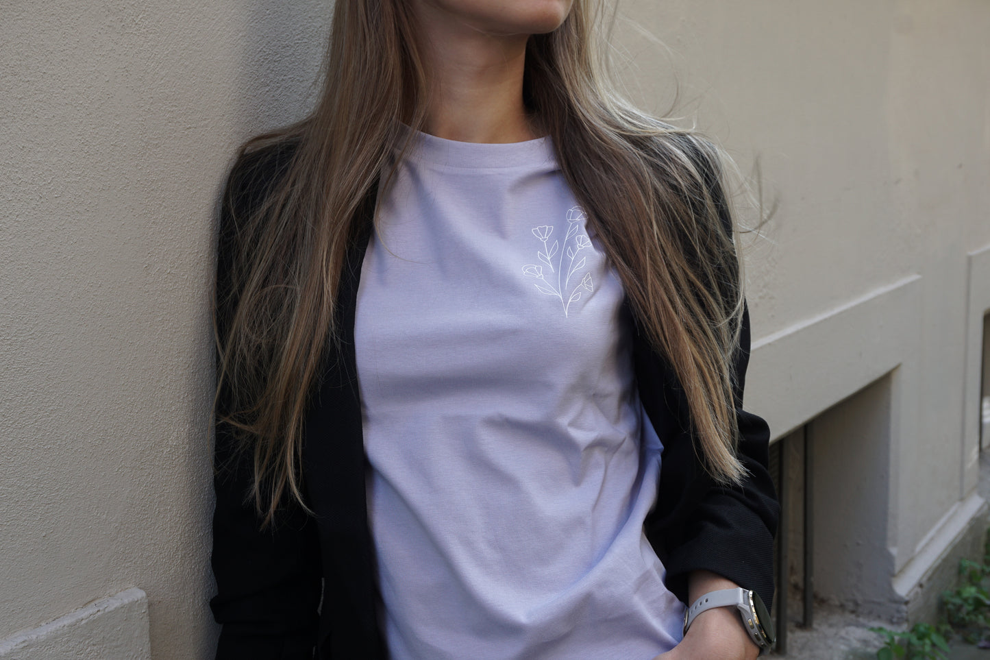 T-Shirt Boho Botanics - violett