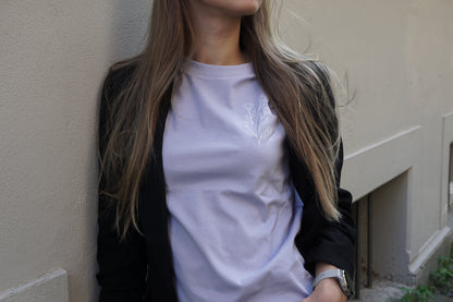 T-Shirt Boho Botanics - violett