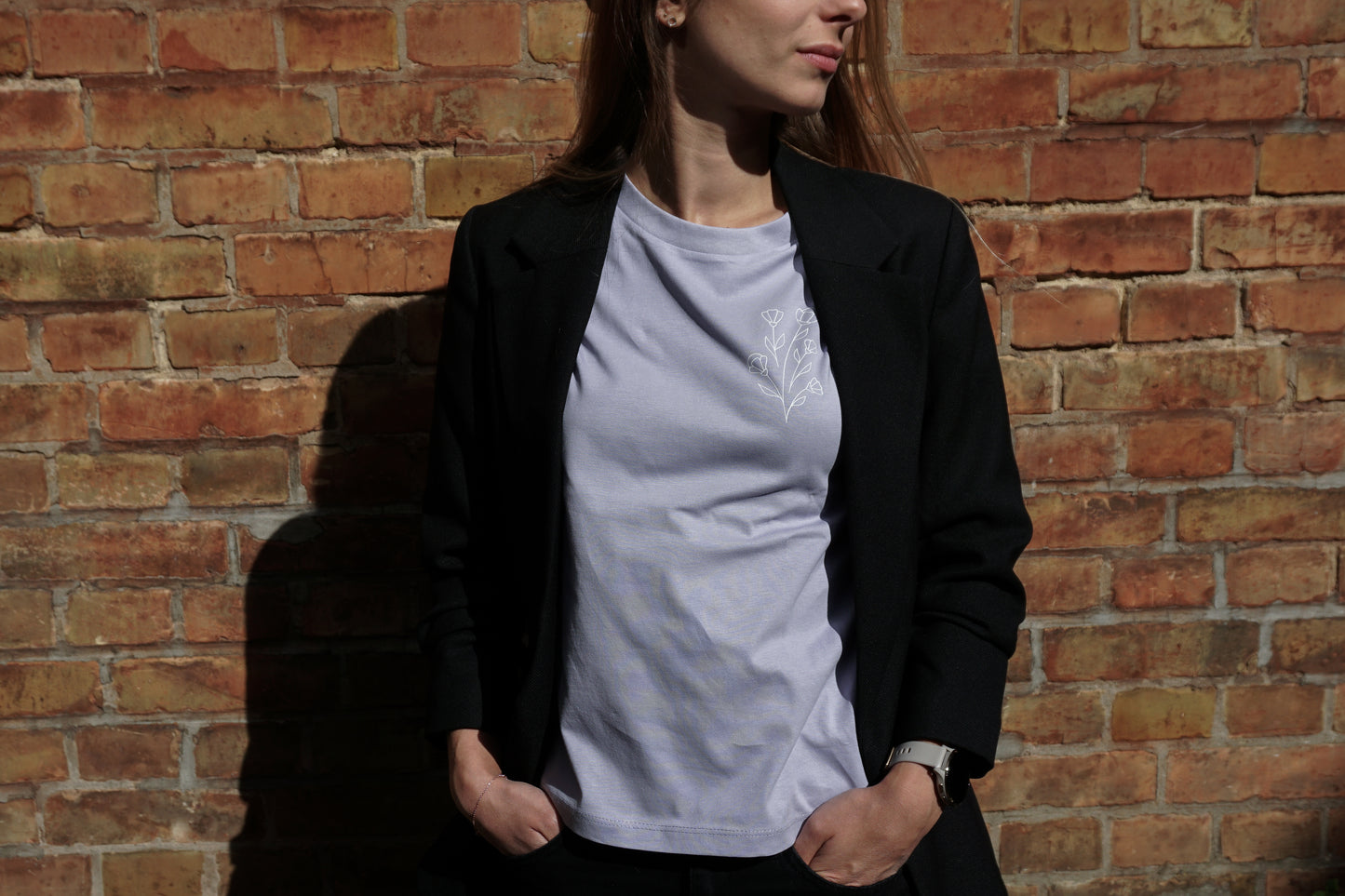 T-Shirt Boho Botanics - violett