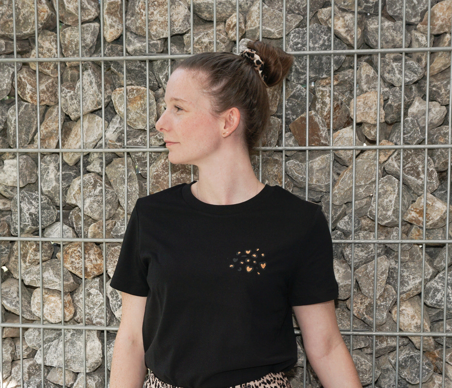 T-Shirt Leo - schwarz